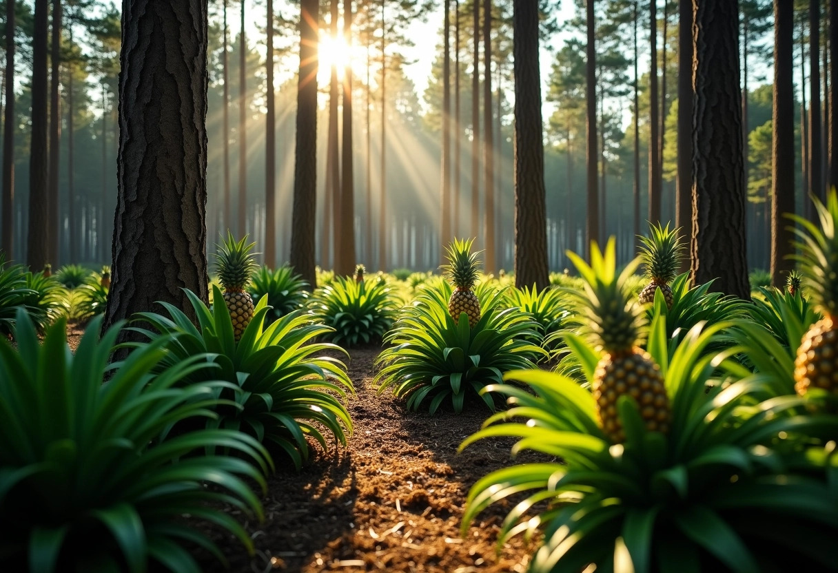 arbres à ananas